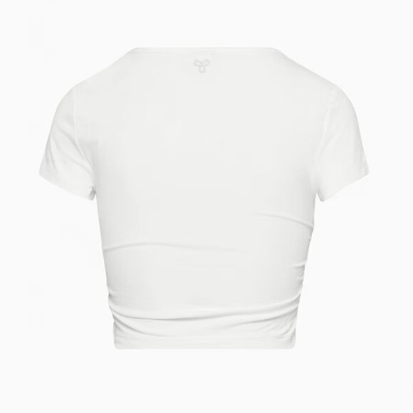 NWT Aritzia TNA Chill Malibu Cropped T-shirt - White - Picture 6 of 12